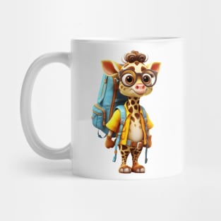 Back To School Giraffe Mug